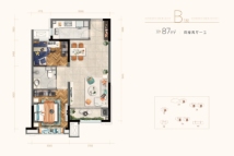 绿地空港·西斯莱公馆B1反户型