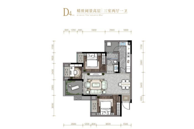璟樾云山户型图