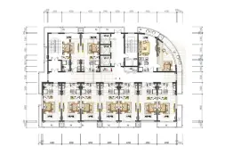 银龄公寓1室1厅1厨1卫建面53.00㎡