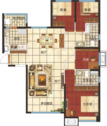 恒大绿洲户型图