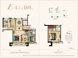 嘉华金麟府4室2厅1厨3卫建面168.00㎡