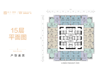 盈泰财富广场15层平面图