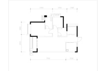 广州龙湖招商·天鉅1/2栋建面85方三房户型