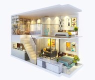 中天·星耀城公寓模型效果图