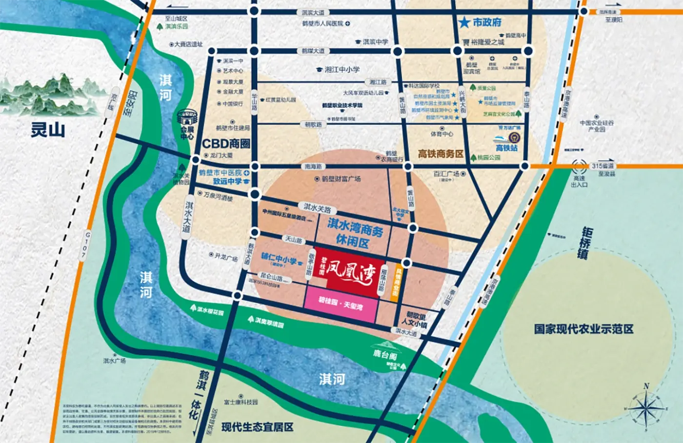 碧桂园凤凰湾交通图