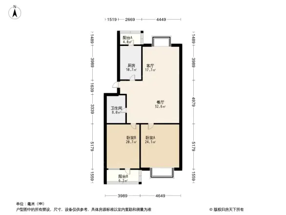 瑜芳园户型图