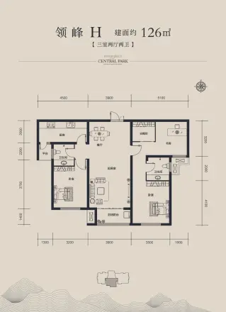 国仕山户型图
