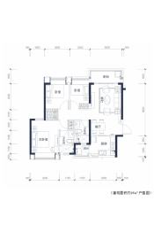 肇庆恒大绿洲3室2厅1厨2卫建面95.00㎡