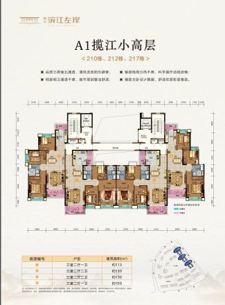 梦想滨江左岸户型图