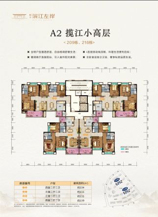 梦想滨江左岸户型图