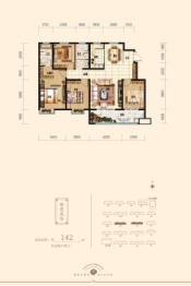 莒南房源印象4室2厅1厨2卫建面142.00㎡