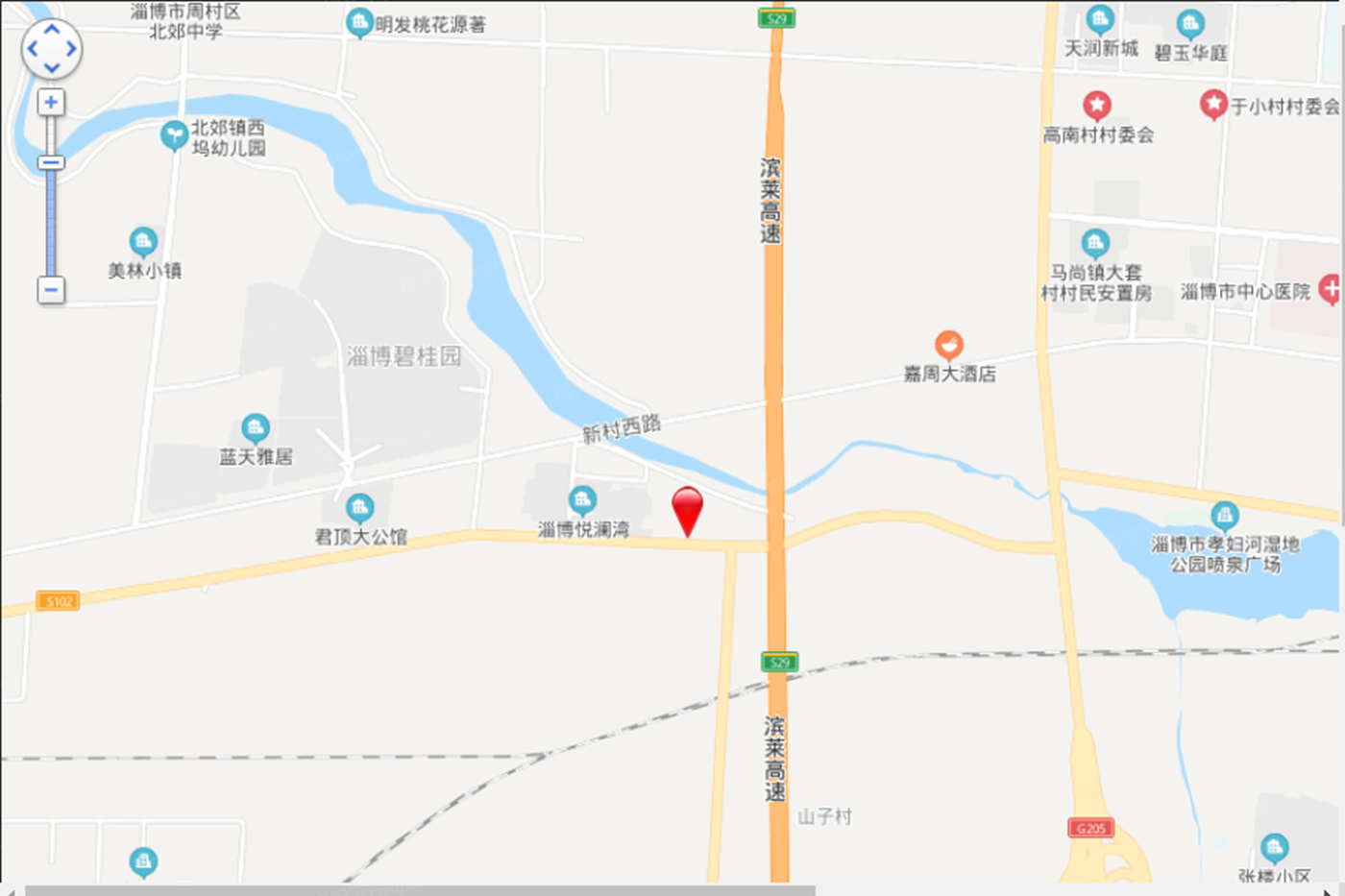 鲁中·林湖公馆交通图