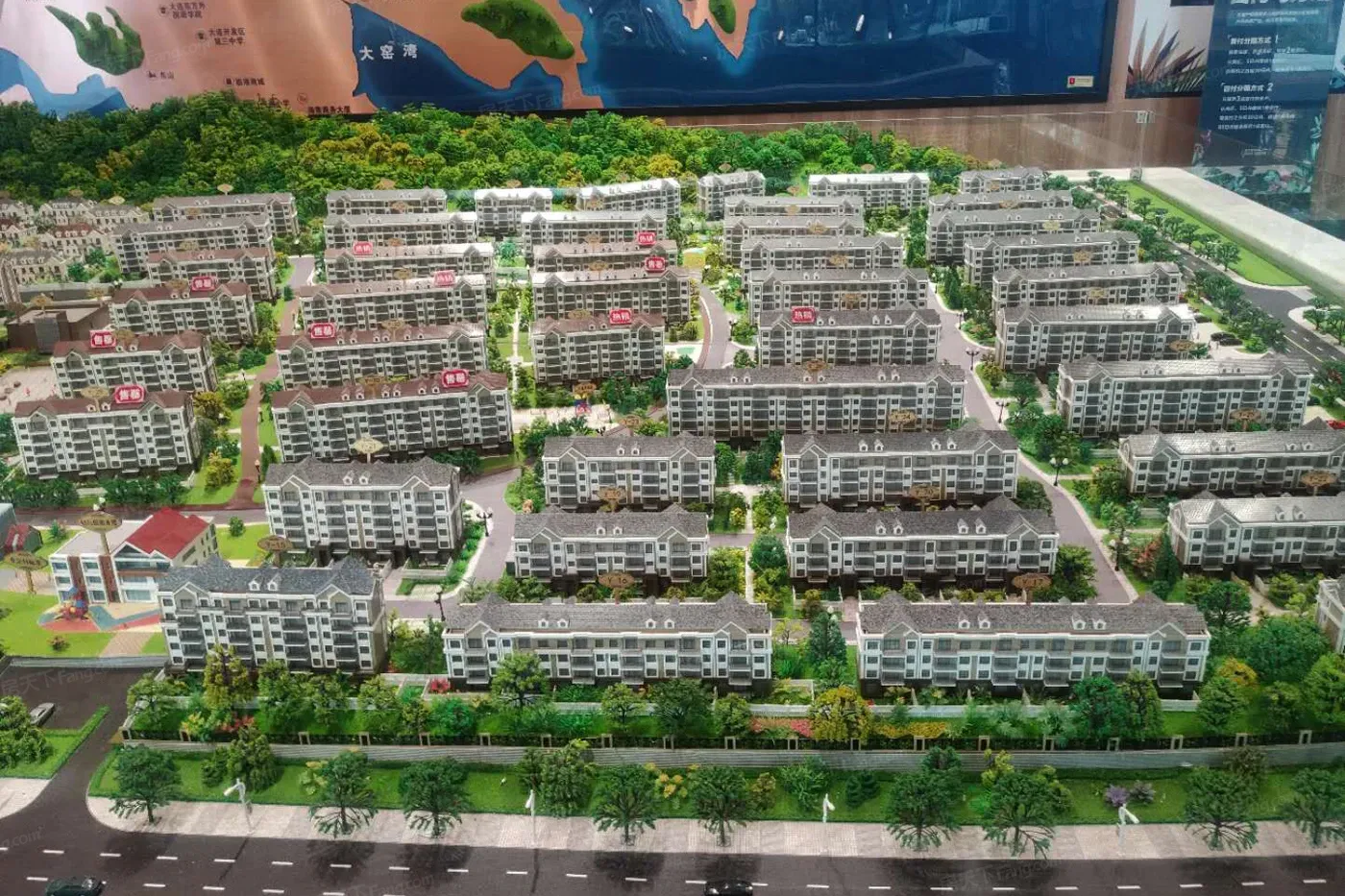 光伸玺樾整体沙盘实景图-大连房天下