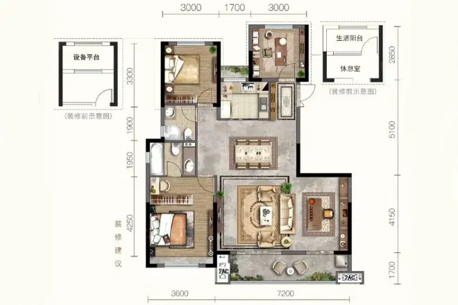 银川·中梁印户型图