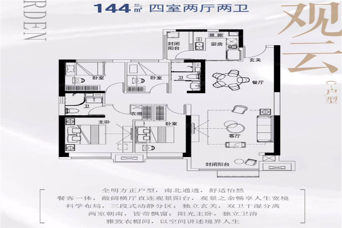 大同碧桂园凤栖台户型图片