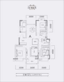 中煤凯旋湾3室2厅1厨2卫建面121.00㎡