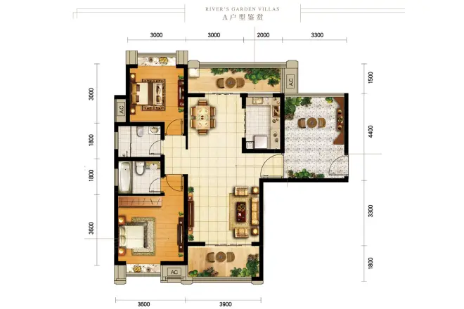 清能小南海花园户型图