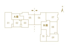 金舆东华标准层楼栋平面图