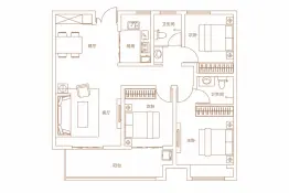 国安·天悦城3室2厅1厨2卫建面113.00㎡