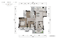 套内72户型