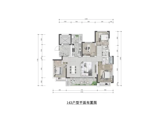 五矿.西棠户型图