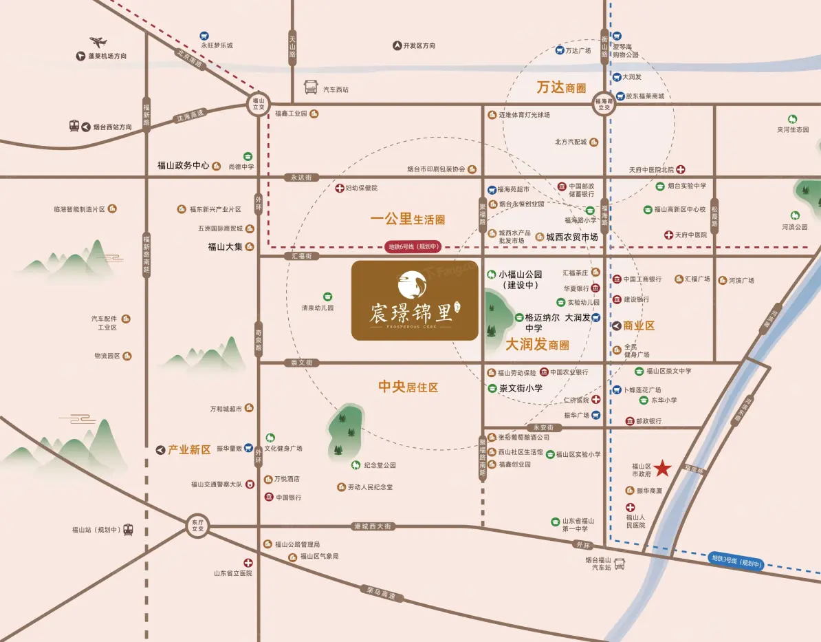 天一仁和·宸璟锦里交通图