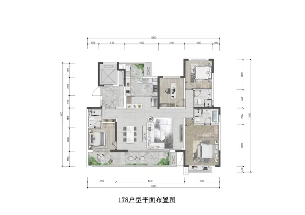 五矿.西棠户型图