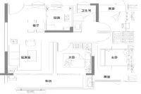 88㎡星光A1户型