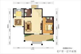 望川十里3室2厅1厨4卫建面194.00㎡