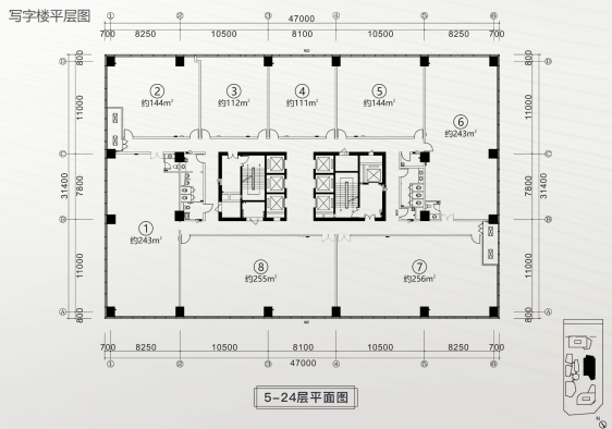 楼栋平面图