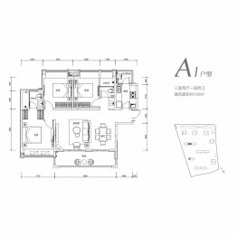 人居大同峰荟3室2厅1厨2卫建面129.0㎡