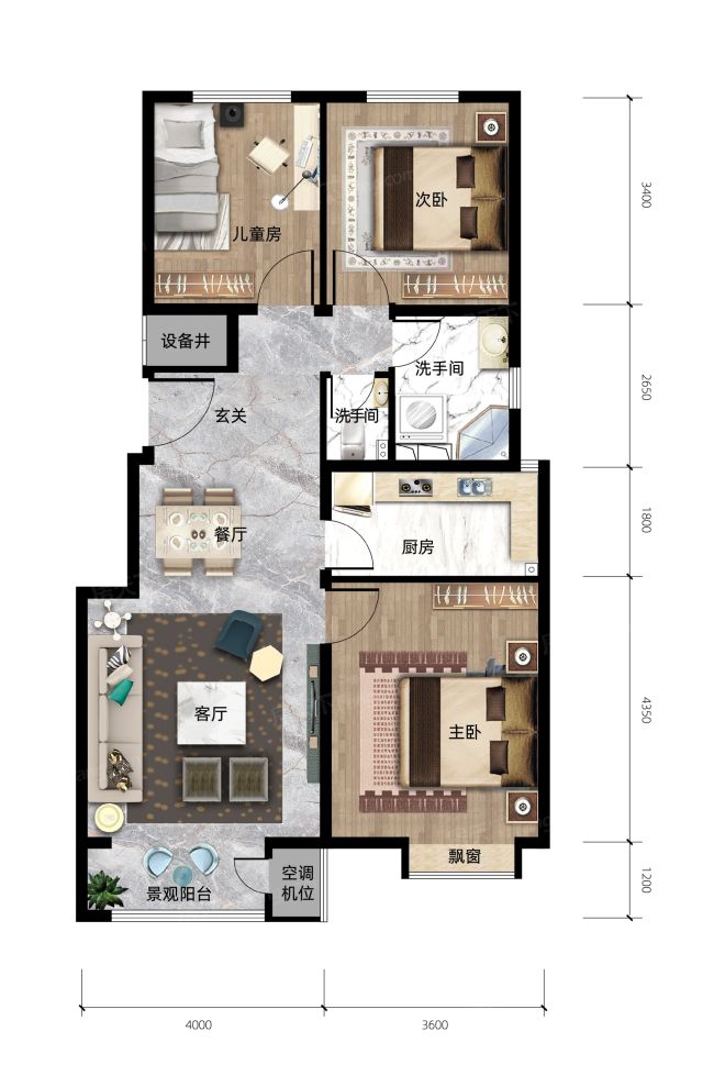 户型图3/3