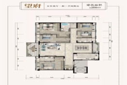 金科东方王榭5室2厅1厨3卫建面200.00㎡