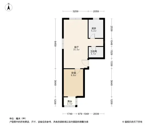 康庄路50号院户型图