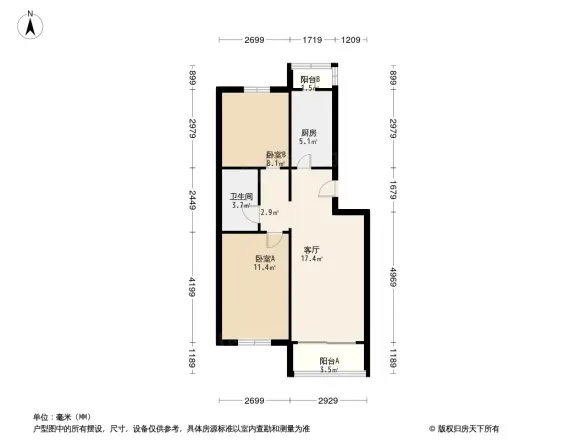 龙锦苑二区户型图