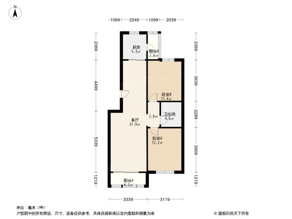 龙锦苑二区户型图