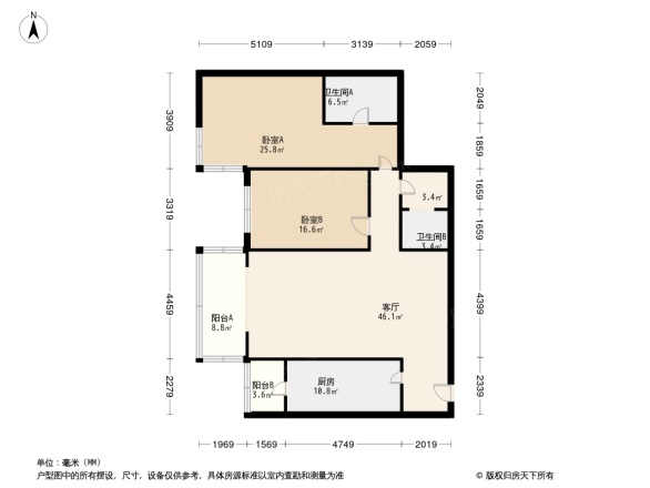 芳古园二区户型图