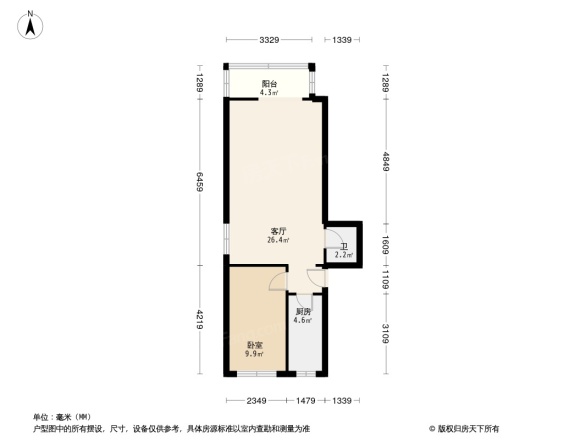双花园西里户型图