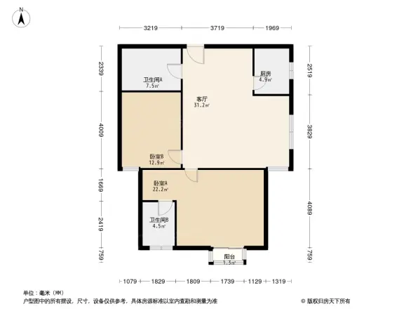 新新天第户型图