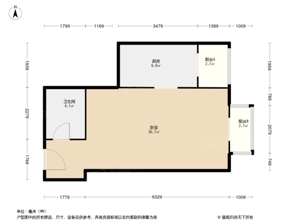 风荷曲苑户型图