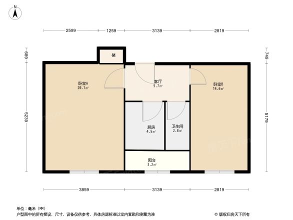 长椿街西里户型图