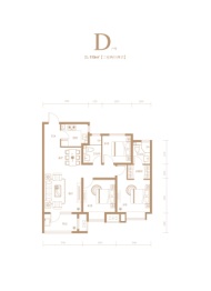 鸿昇·燕园3室2厅1厨2卫建面110.00㎡