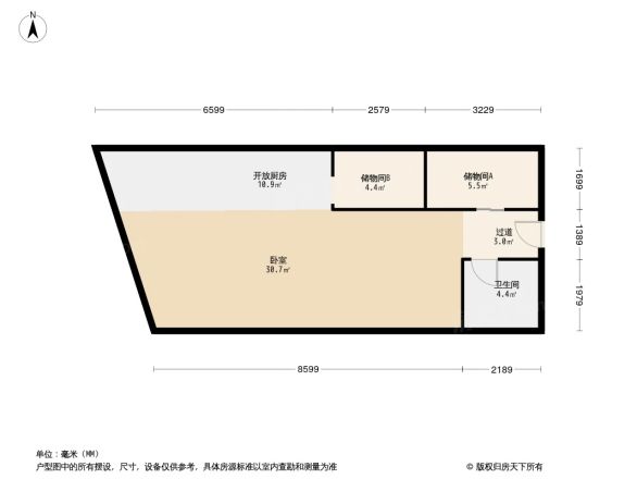 旺座中心户型图