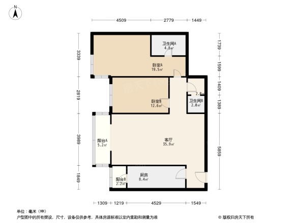 芳古园二区户型图