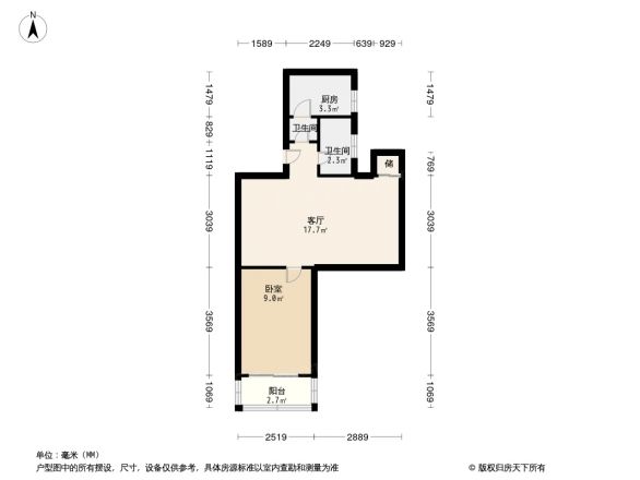草桥欣园三区户型图