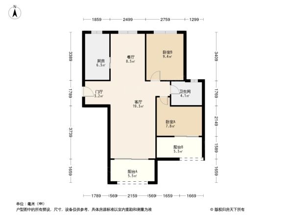 金科廊桥水岸户型图