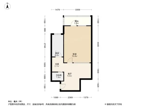 八里庄北里户型图