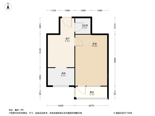 角门甲4号院户型图