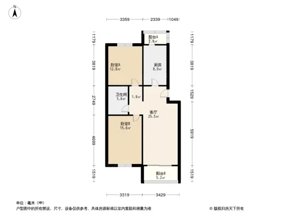 龙锦苑二区户型图