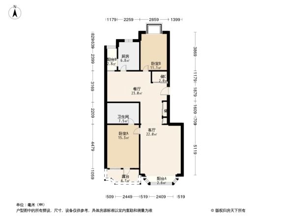 山水文园中园户型图